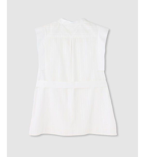 allureville「カラミストライプ切替ブラウス」|シャツ・ブラウス|