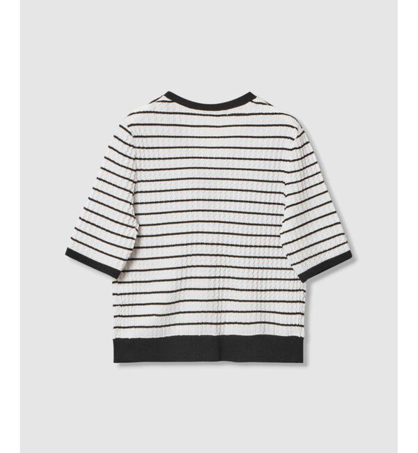 allureville「ソチッドウェービーV プルオーバー」|カーディガン|