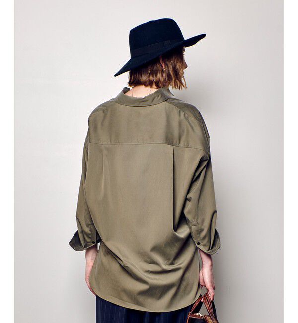 allureville「フィブリルカシュクールシャツ」|シャツ・ブラウス|