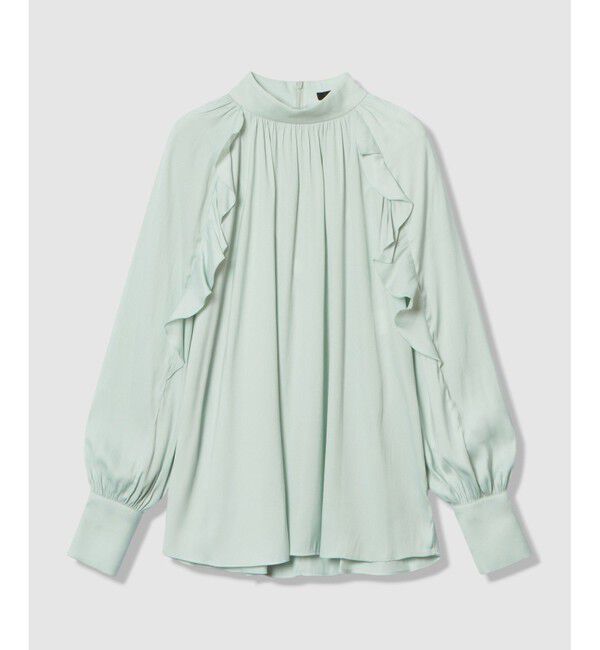 allureville「フリルスリーブブラウス」|シャツ・ブラウス|