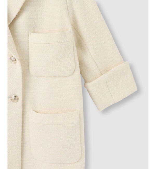 LOULOU WILLOUGHBY「【LOULOU WILLOUGHBY】ツイードダブルミドルコート」|その他|