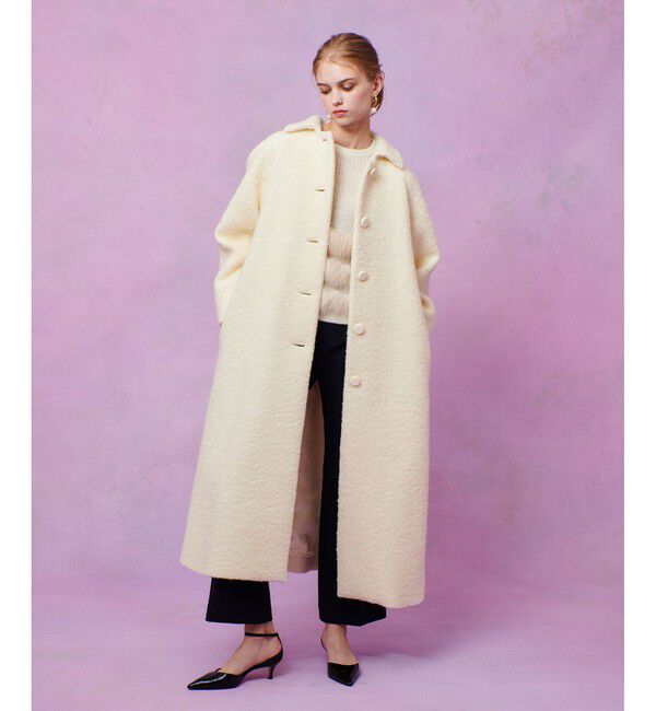 LOULOU WILLOUGHBY「【LOULOU WILLOUGHBY】ループインレーロングコート」|ダッフルコート|