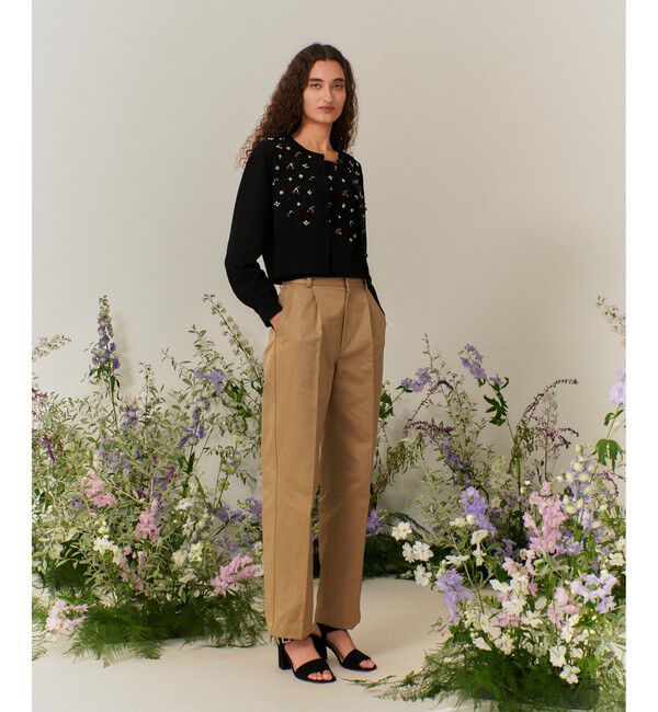 LOULOU WILLOUGHBY「【LOULOU WILLOUGHBY】CHERRYビジューカーディガン」|カーディガン|