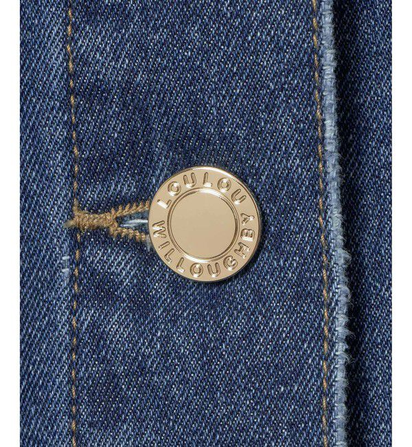 LOULOU WILLOUGHBY「【LOULOU WILLOUGHBY】カーブスリーブデニムジャケット」|デニムジャケット|