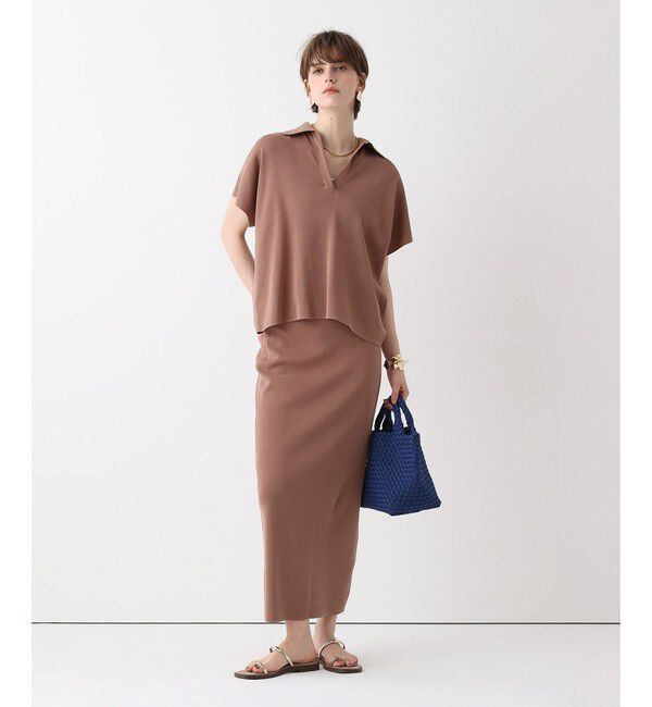 allureville「ハイツイストソウバリスキッパープルオーバー」|ニット・セーター|