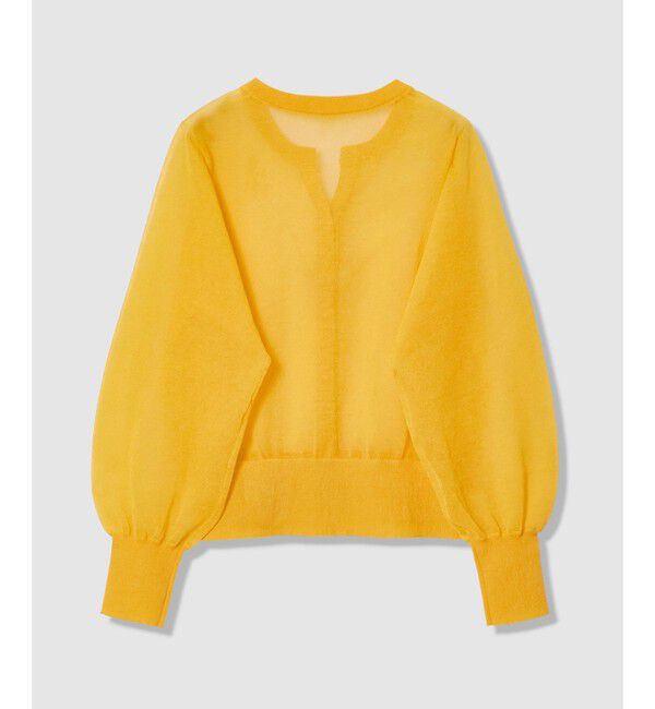 allureville「シアーラミスキッパーカーディガン」|ニット・セーター|