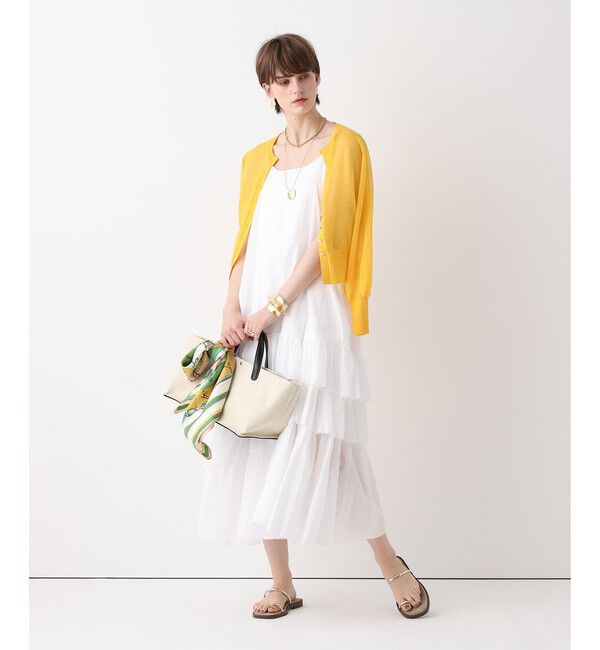 allureville「シアーラミスキッパーカーディガン」|ニット・セーター|