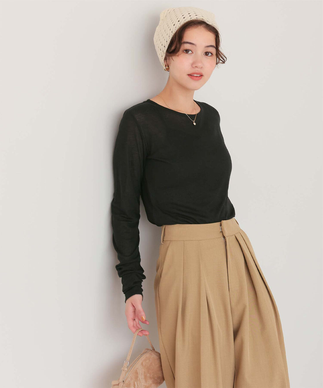 titivate「着心地抜群シアークルーネックトップス」|Tシャツ・カットソー|