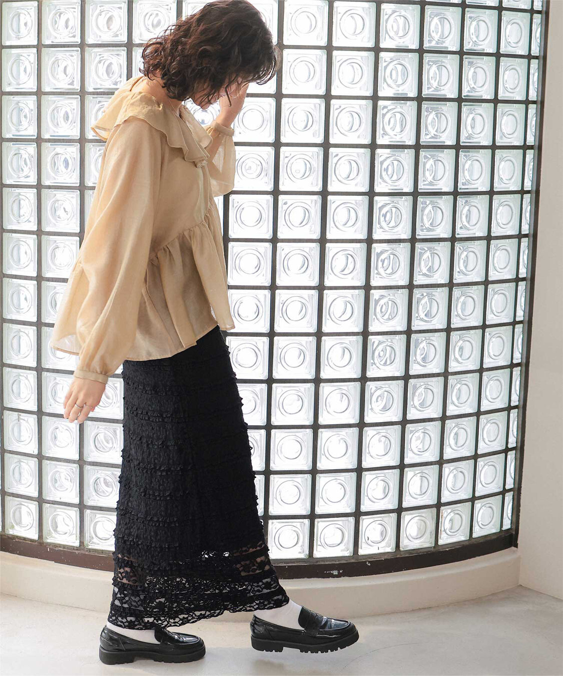 titivate「レースIラインスカート」|スカート|