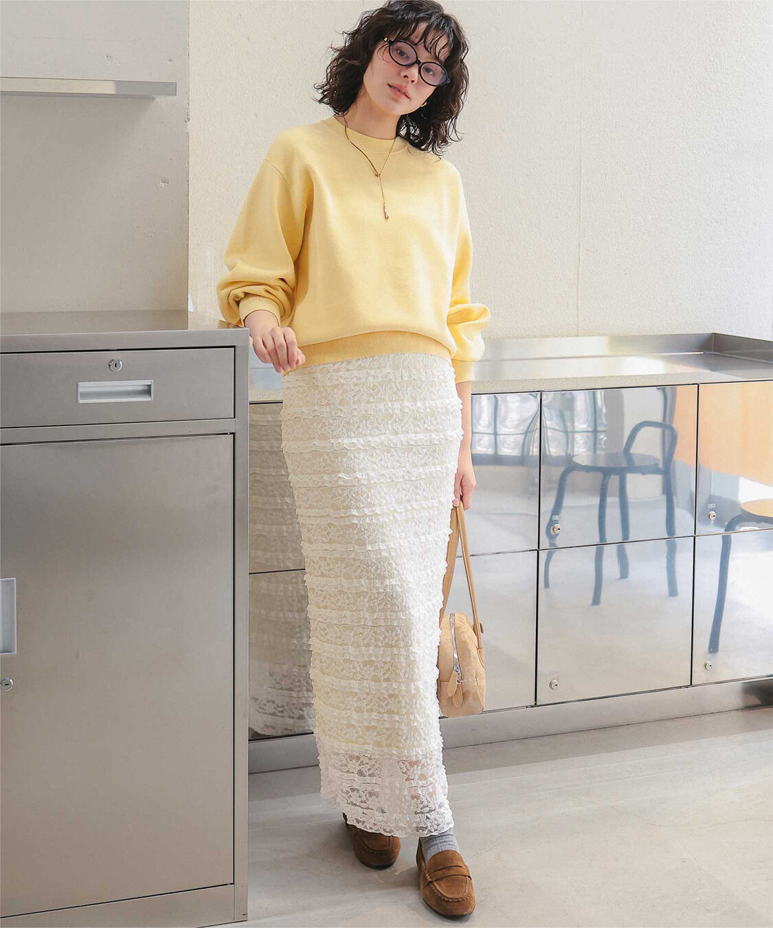 titivate「レースIラインスカート」|スカート|