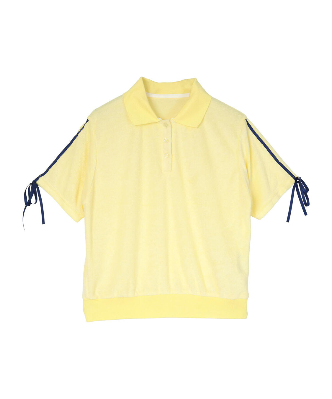 miette「配色リボンパイルトップス」|Tシャツ・カットソー|