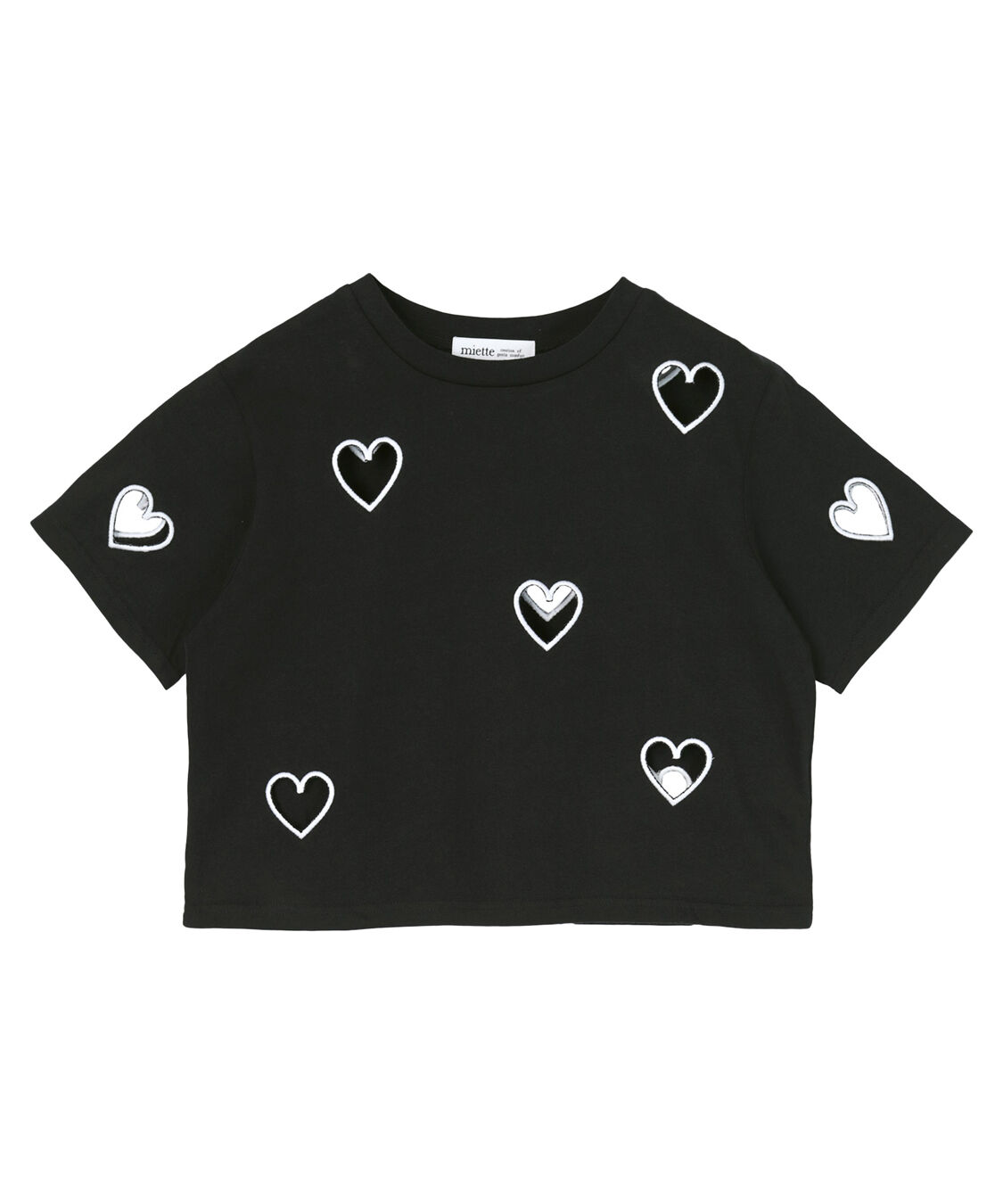 miette「ハートカットTシャツ」|Tシャツ・カットソー|