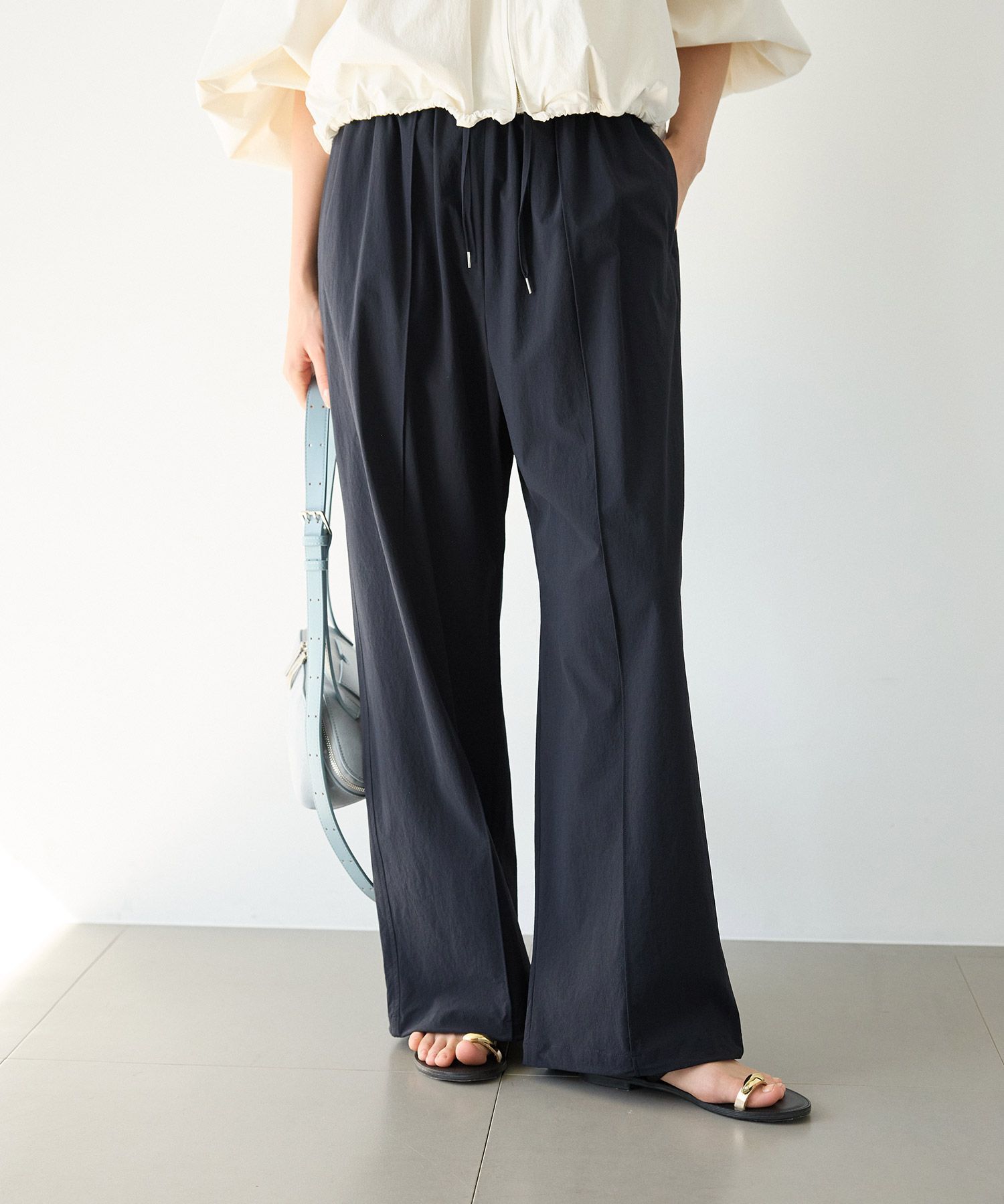 BABYLONE「【多機能素材】撥水2WAYトラックパンツ」|その他|ﾌﾞﾗｯｸ