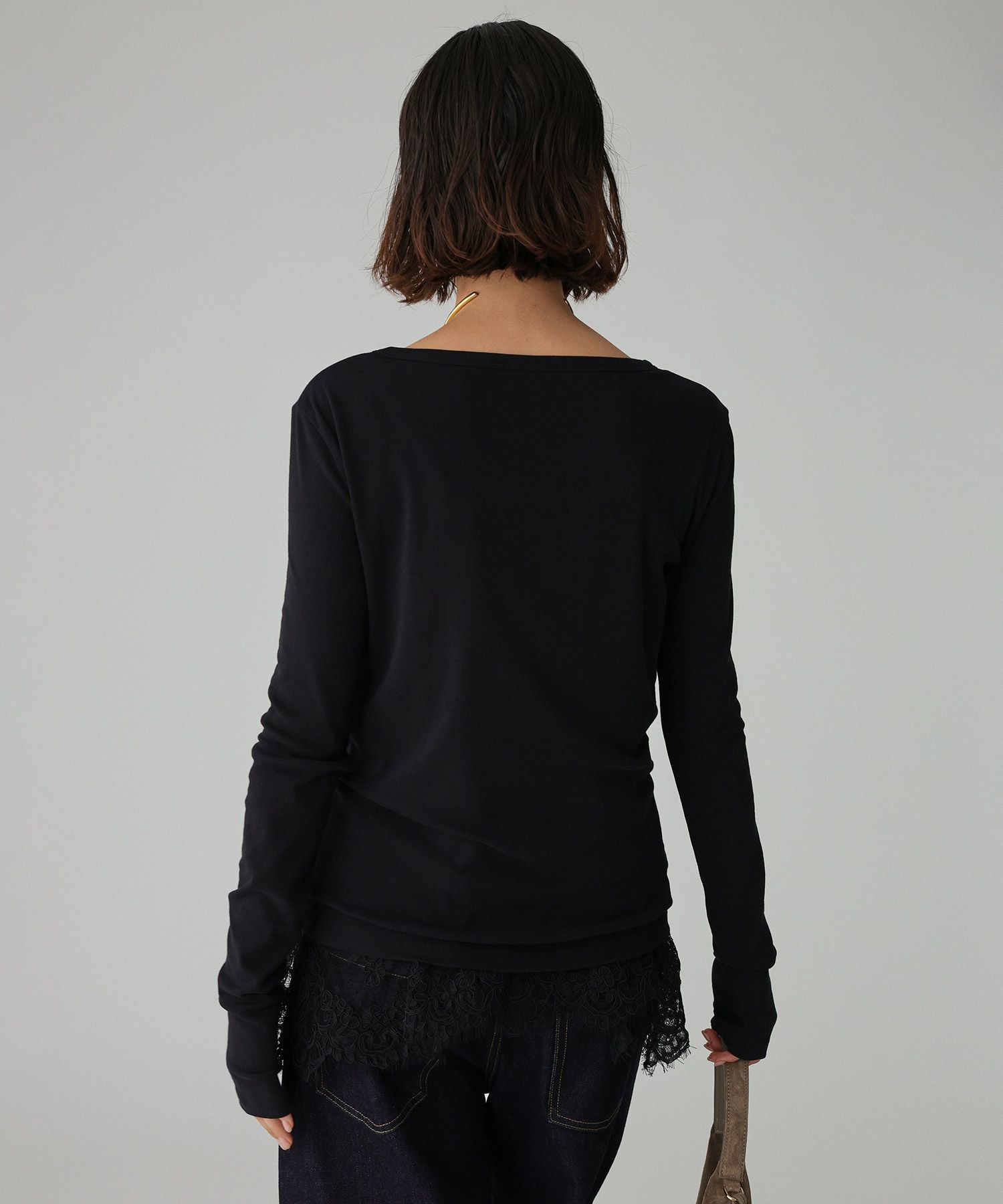 BABYLONE「シアーフライスプルオーバー」|Tシャツ・カットソー|