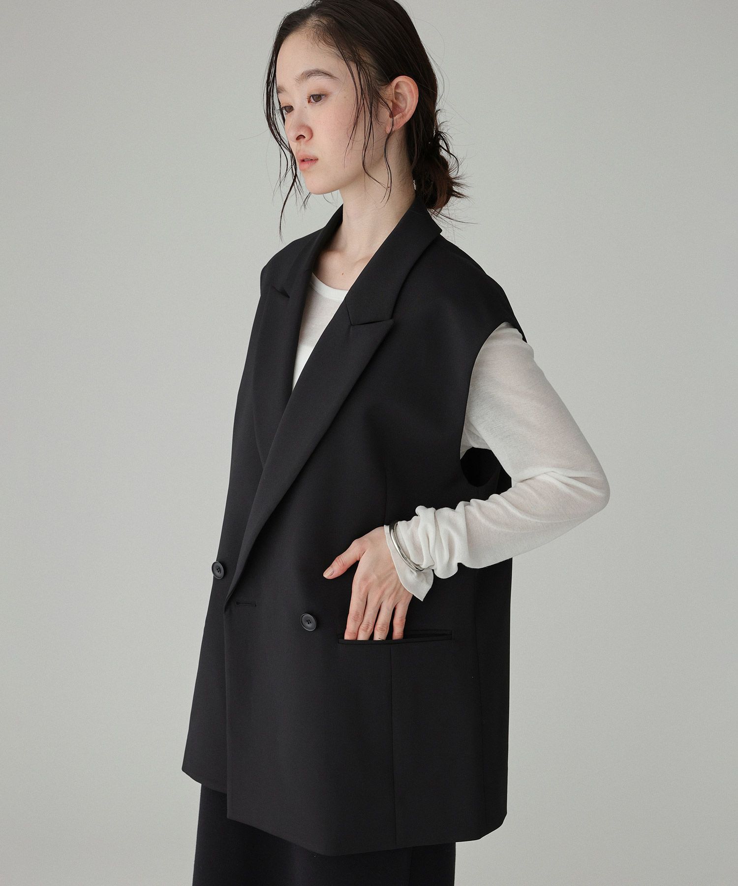 BABYLONE「ダブルクロスジレ」|ベスト・ジレ|