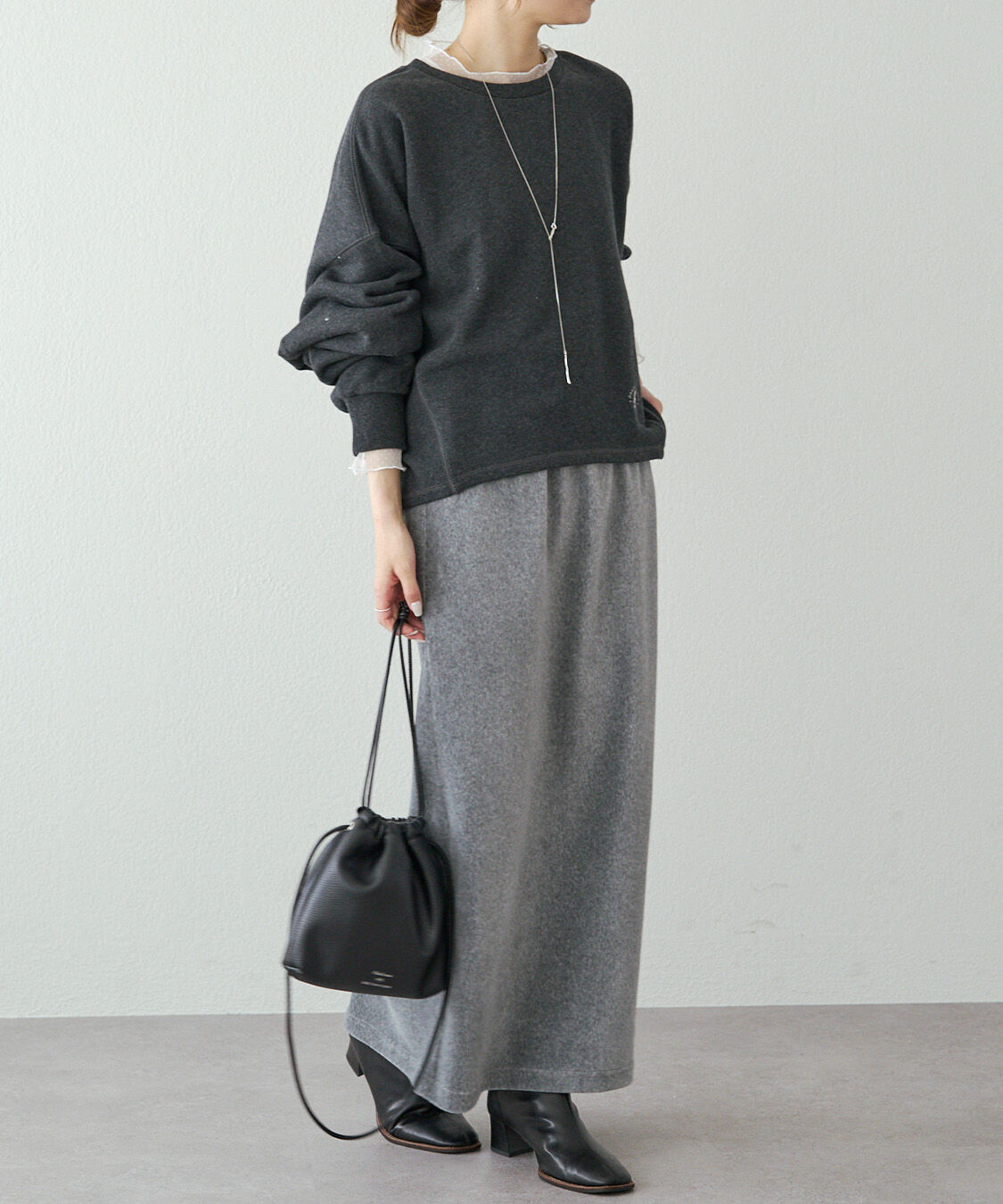  「【サイズ展開/＠yns628＆＠e_r_i_125企画】ストレッチコールスカート」|スカート|