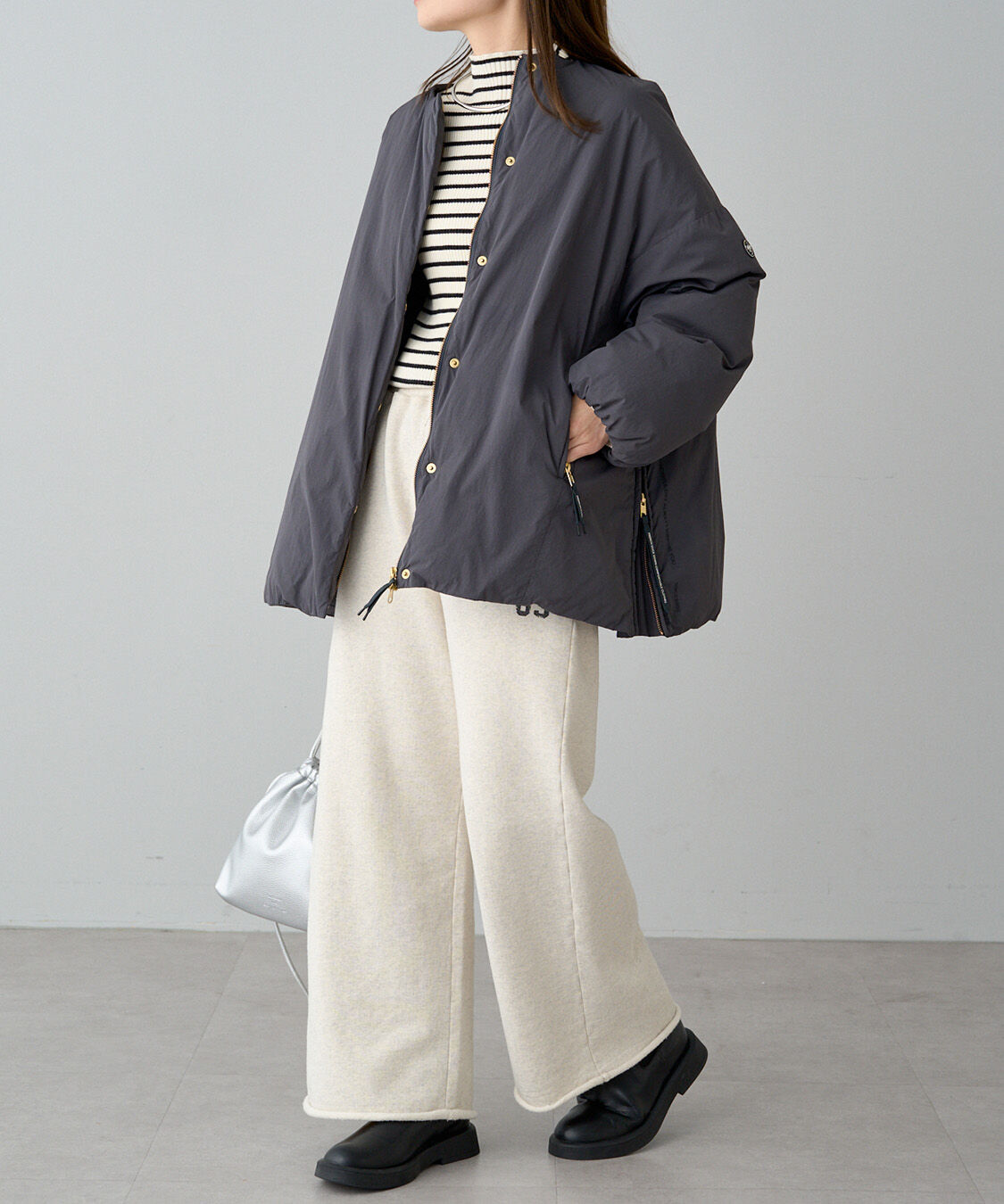  「【リバイバル/WEB限定】フレンチダックダウンサイドジップジャケット」|テーラードジャケット|