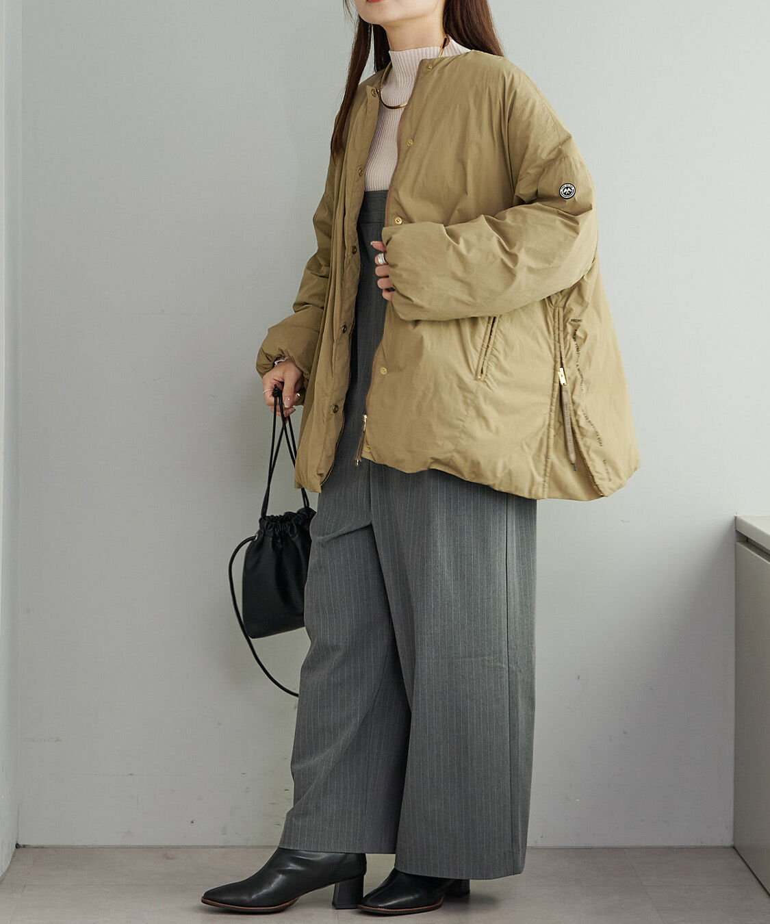  「【リバイバル/WEB限定】フレンチダックダウンサイドジップジャケット」|テーラードジャケット|