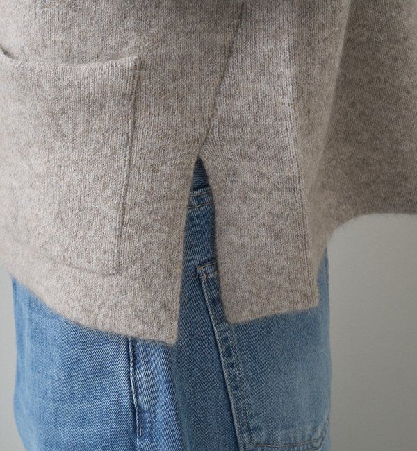  「Wフェイスニットノーカラージャケット」|テーラードジャケット|