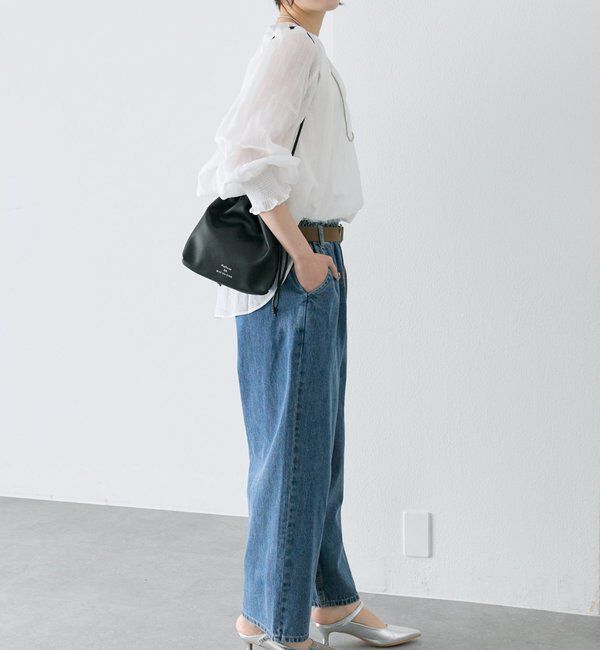  「ストライプラミーシャーリングカフブラウス」|プルオーバー|