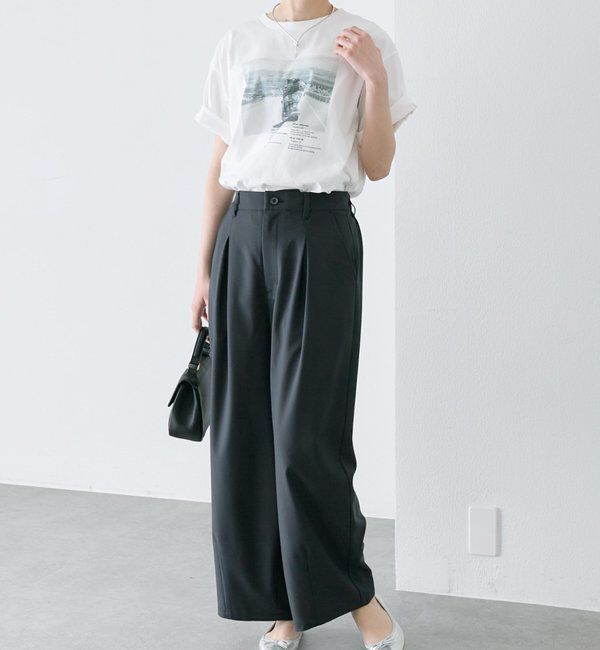  「【接触冷感】バルーンシルエットスラックスパンツ」|その他|