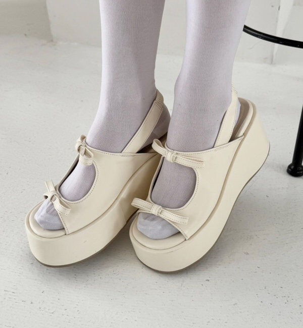  「マイナス３キロ見えリボンサンダル」|その他|