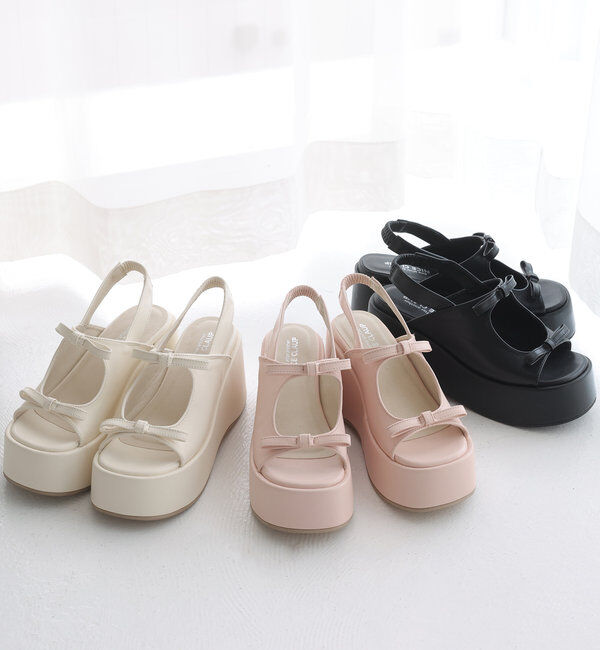  「マイナス３キロ見えリボンサンダル」|その他|