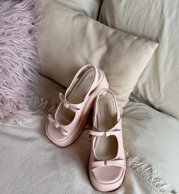  「マイナス３キロ見えリボンサンダル」|その他|