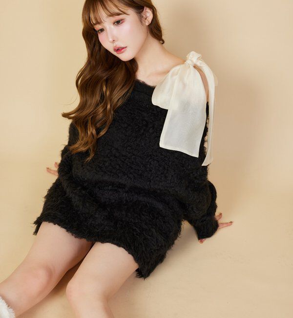  「メリーカールチュニックニット」|ニット・セーター|