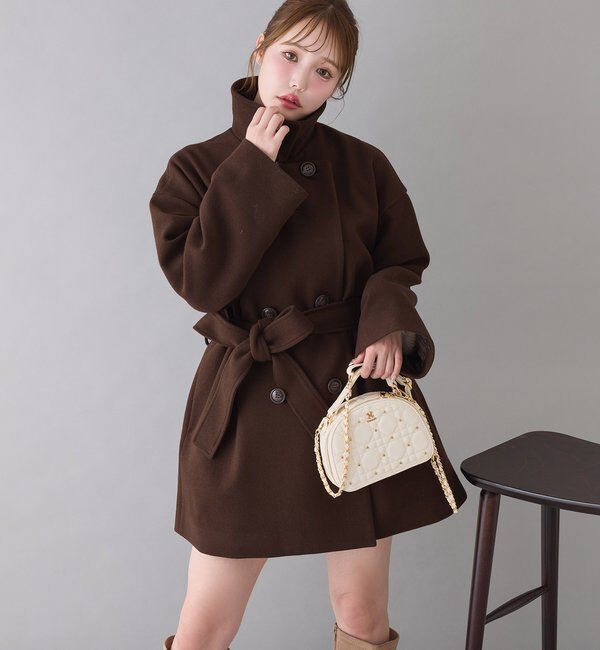  「3WAY衿袖ファーミドルコート」|その他|