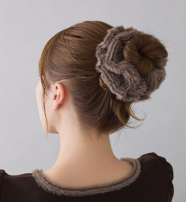  「フェザーシュシュ付きトップス」|プルオーバー|