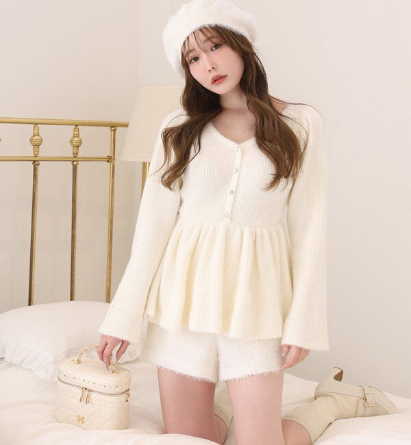  「パール付きベレー帽」|その他|