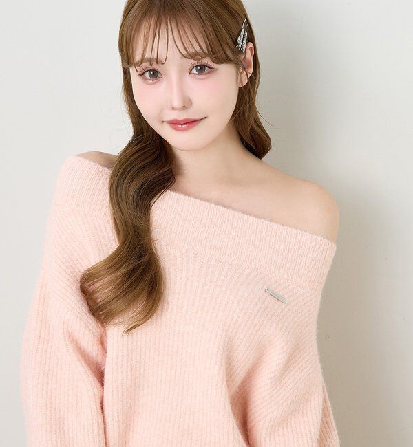  「オフショルニットセットアップ」|ワンピース|