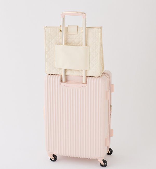  「【WEB限定リバイバル】エンブレム付きキルティングキャリーオントート」|ショルダー・メッセンジャー|