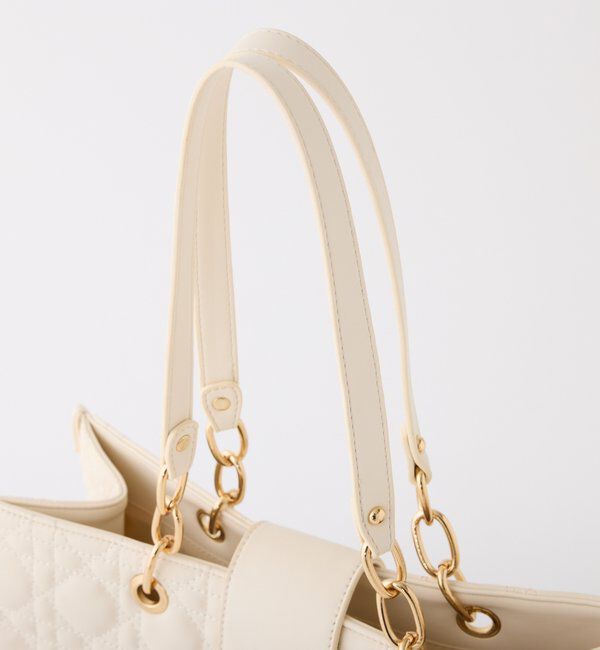  「【WEB限定リバイバル】エンブレム付きキルティングキャリーオントート」|ショルダー・メッセンジャー|