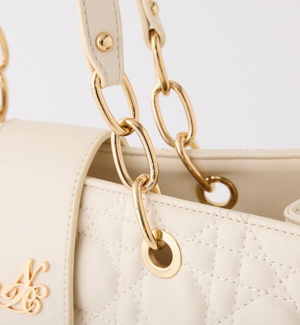  「【WEB限定リバイバル】エンブレム付きキルティングキャリーオントート」|ショルダー・メッセンジャー|