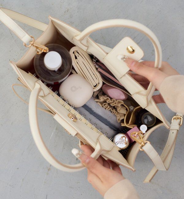  「【WEB限定】リボンモチーフトートバッグ／ショルダーにもなる」|ショルダー・メッセンジャー|