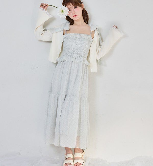  「袖レースカーディガン」|ニット・セーター|