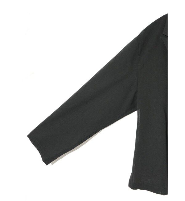 MIDIUMISOLID「MIDIUMISOLID for Ladies シアーテーラードシャツジャケット」|テーラードジャケット|