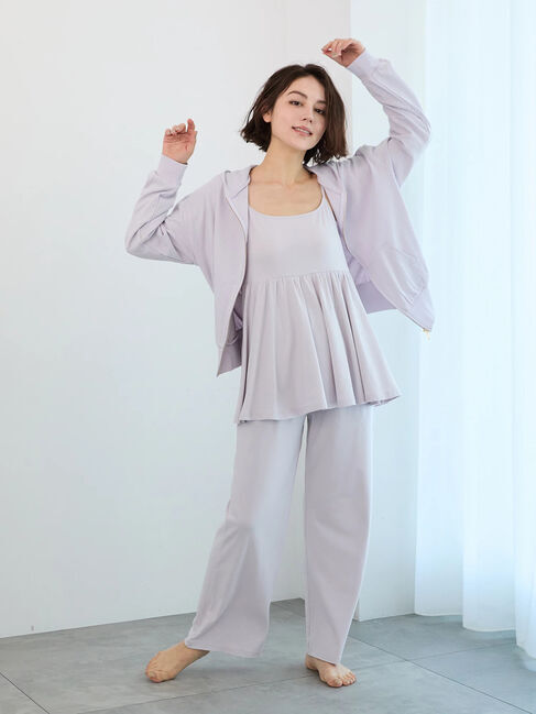 Te chichi「ワンポイント刺繍ミニ裏毛シップパーカー」|Tシャツ・カットソー|