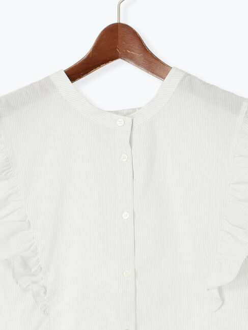 Te chichi TERRASSE「【イージーケア】無地/柄アソート前後2WAYブラウス」|シャツ・ブラウス|