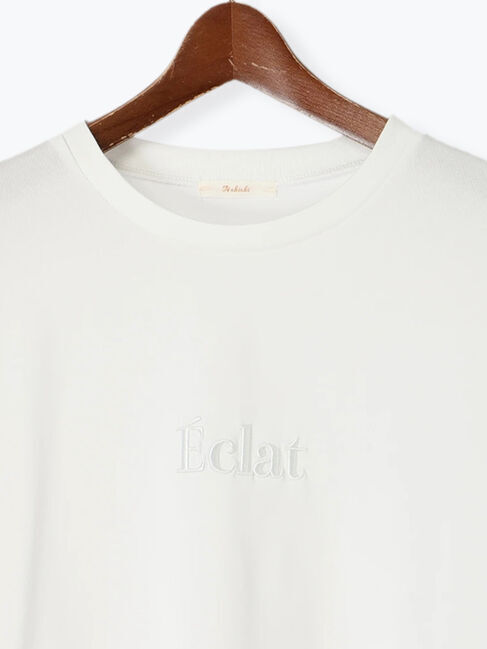 Te chichi「ウレタン刺繍Tシャツ」|Tシャツ・カットソー|