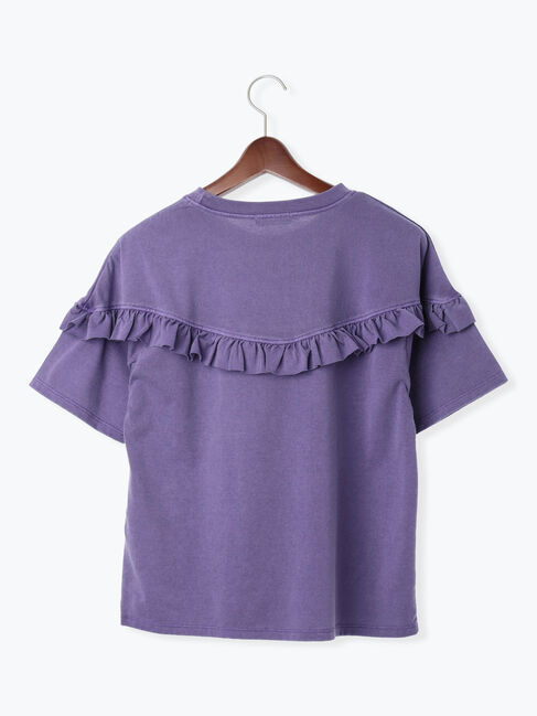 Te chichi TERRASSE「ピグメントVフリルTシャツ」|Tシャツ・カットソー|