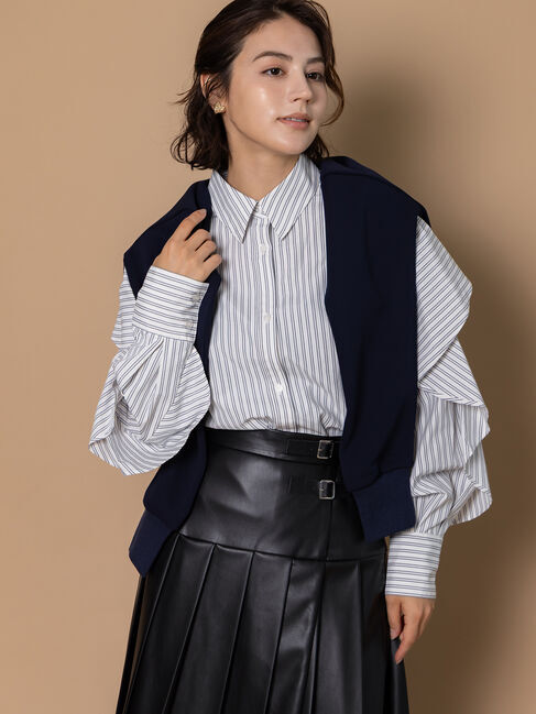 Te chichi「ラッフルスリーブシャツ」|シャツ・ブラウス|