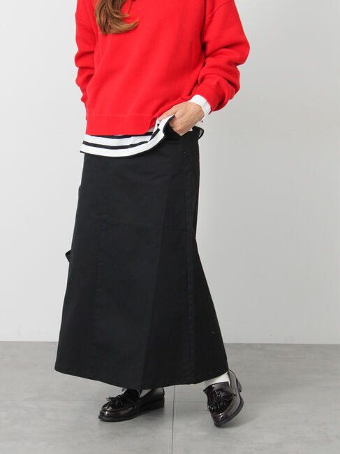 Lugnoncure「チノスカート」|スカート|ブラック