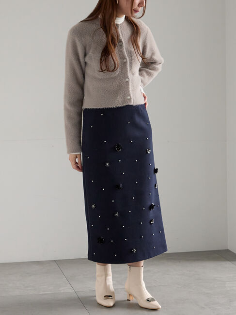 Te chichi「ショートシャギーポケットカーディガン」|カーディガン|