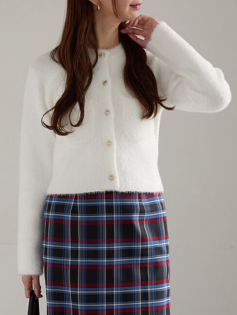 Te chichi「ショートシャギーポケットカーディガン」|カーディガン|