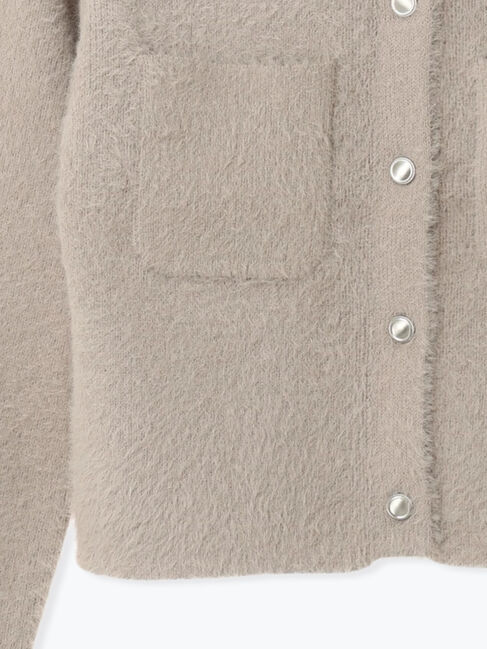 Te chichi「ショートシャギーポケットカーディガン」|カーディガン|