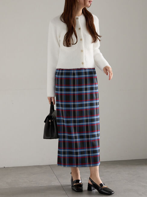 Te chichi「チェックナロースカート」|スカート|