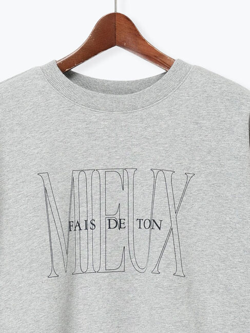 Te chichi「裏毛ロゴプリントスウェット」|Tシャツ・カットソー|